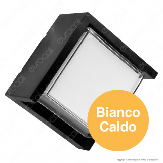 V-Tac VT-831 Lampada LED da Muro 7W Wall Light Colore Nero Forma