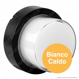 V-Tac VT-831 Lampada LED da Muro 7W Wall Light Colore Nero Forma