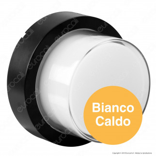 V-Tac VT-831 Lampada LED da Muro 7W Wall Light Colore Nero Forma