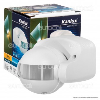 Kanlux ALER JQ-30-W Sensore di Movimento a Infrarossi per Lampadine