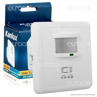 Kanlux MARID JQ-L Sensore di Movimento e Acustico a Infrarossi per