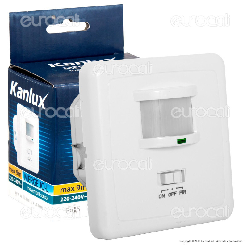 Kanlux MERGE JQ-L Sensore di Movimento a Infrarossi per Lampadine