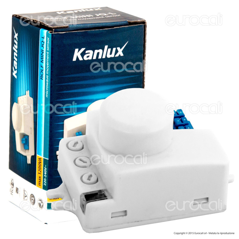 Kanlux ROLF MINI JQ-L Sensore di Movimento a Microonde per Lampadine