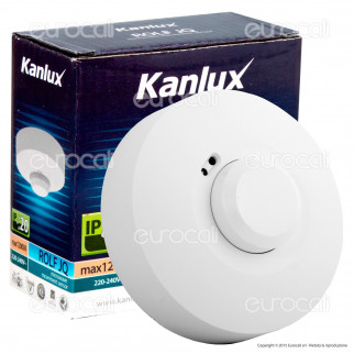 Kanlux ROLF JQ-O Sensore di Movimento a Microonde per Lampadine