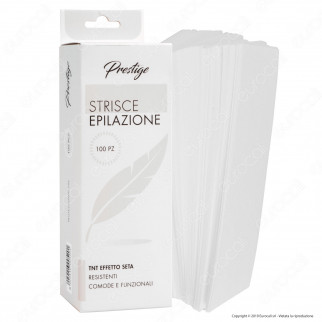 Depilia Prestige 100 Strisce Depilatorie in TNT Effetto Seta -