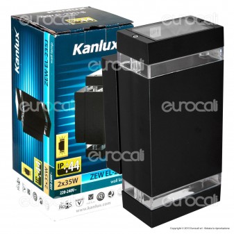 Kanlux ZEW EL-235J-B Portalampada Wall Light da Muro per Lampadine