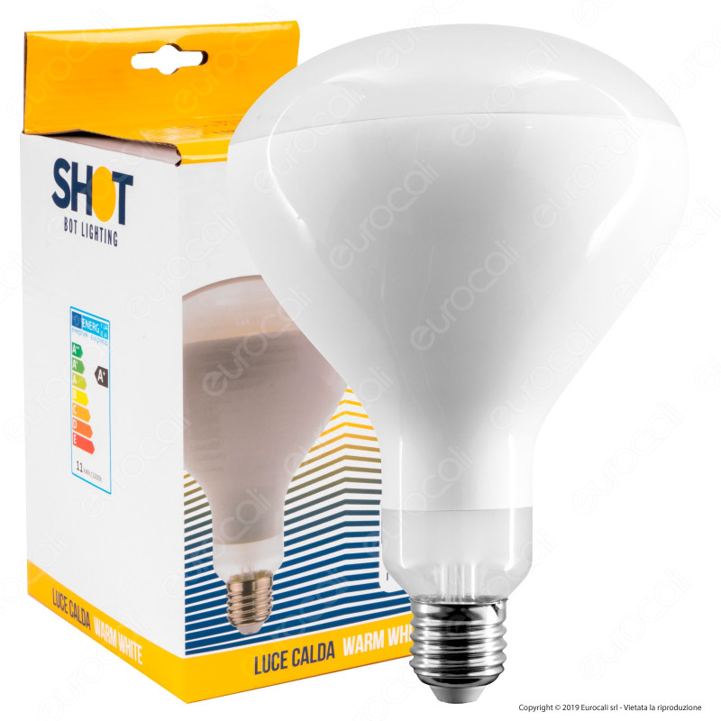 Bot Lighting Shot Lampadina LED E27 11W Bulb Reflector R125 Filament