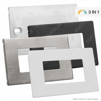 FAI Punto Luce Segnapasso LED Montaggio a Incasso Rettangolare 2,5W