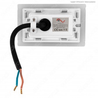 FAI Punto Luce Segnapasso LED Montaggio a Incasso Rettangolare 2,5W