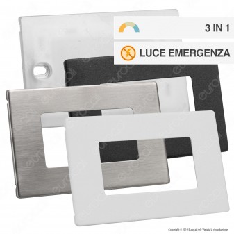 FAI Punto Luce Segnapasso LED Montaggio a Incasso Rettangolare 2,5W