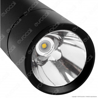 CFG EL011 Torcia LED Defender 3W in Alluminio Nero IPX4 con 3