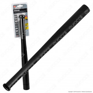 CFG EL011 Torcia LED Defender 3W in Alluminio Nero IPX4 con 3