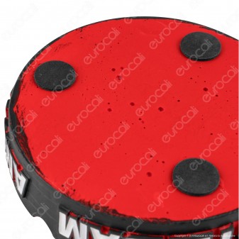 Amsterdam Posacenere da Tavolo Rotondo in Terracotta con Logo in