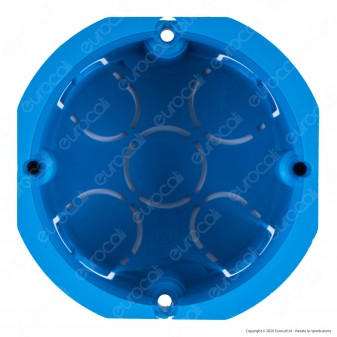 FAI Scatola di Derivazione Rotonda Ø60mm Montaggio a Incasso IP40 -