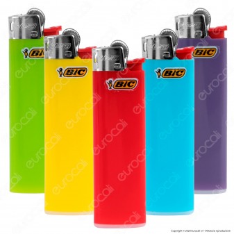 Bic Slim J23 Medio Colori Assortiti - 5 Accendini