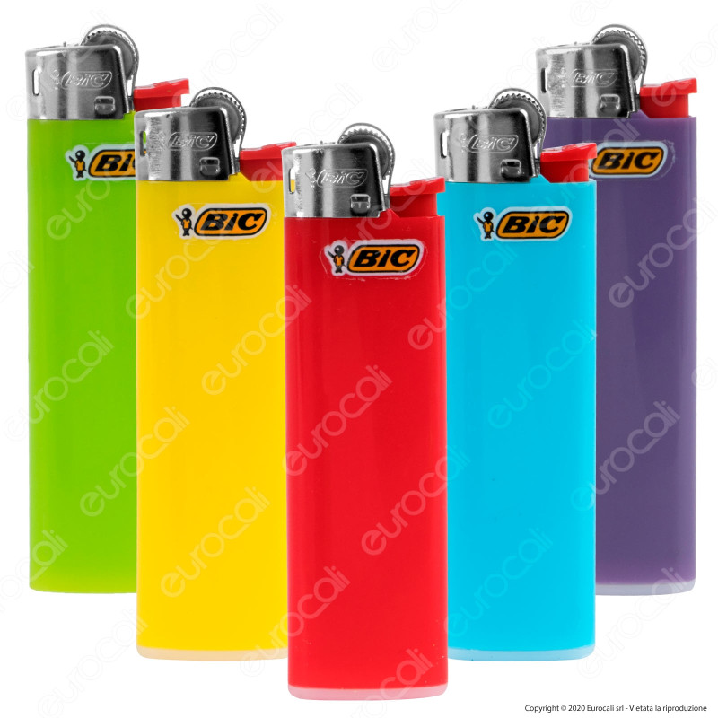 Bic Slim J23 Medio Colori Assortiti - 5 Accendini
