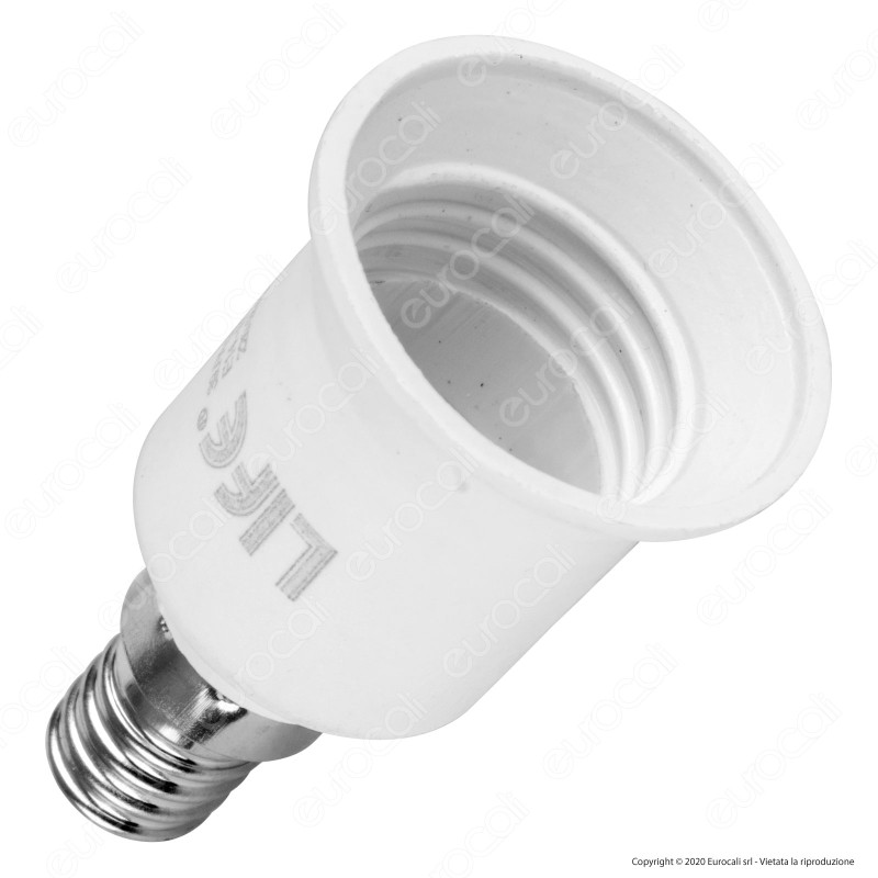 Life Adattatore per Lampadine da E14 a E27 - mod. 39.PA1427