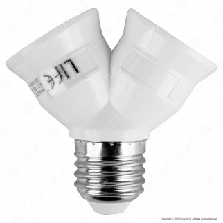 Life Sdoppiatore per Lampadine E27 - mod. 39.PA2702