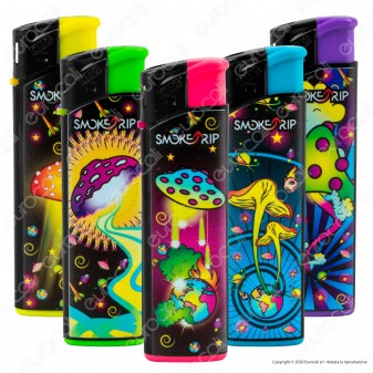 SmokeTrip Accendini Elettronici Ricaricabili Fantasia Space Mushroom