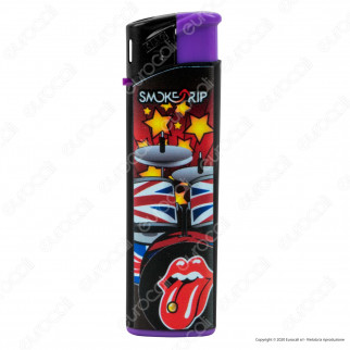 SmokeTrip Accendini Elettronici Ricaricabili Fantasia Rockstars - Box