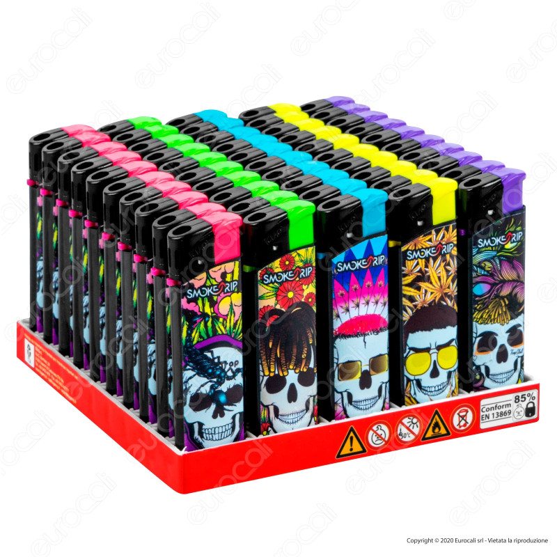 SmokeTrip Accendini Elettronici Ricaricabili Fantasia Trappers - Box