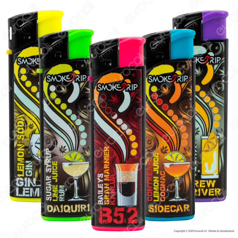 SmokeTrip Accendini Elettronici Ricaricabili Fantasia Cocktails 2 - 5