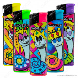 SmokeTrip Accendini Elettronici Ricaricabili Fantasia King Snail - 5