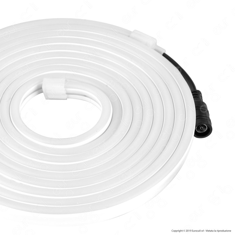 Sure Energy Kit LED Neon Flex Strip Light 12V 9W/m IP65 - Bobina da 3