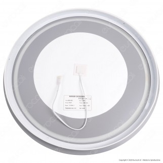 V-Tac VT-8601 Lampada LED a Specchio Rotondo da Parete 25W IP44 con