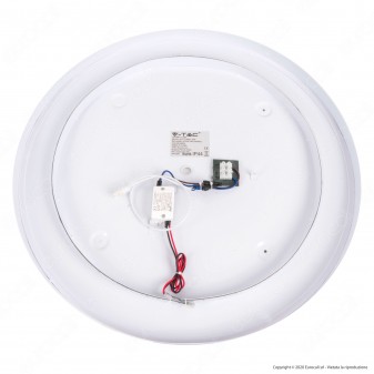 V-Tac VT-8601 Lampada LED a Specchio Rotondo da Parete 25W IP44 con