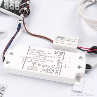 V-Tac VT-8602 Lampada LED a Specchio Rotondo da Parete 25W IP44 3in1