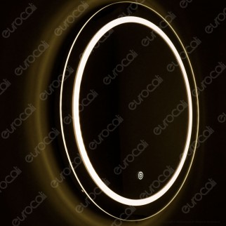 V-Tac VT-8602 Lampada LED a Specchio Rotondo da Parete 25W IP44 3in1