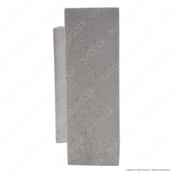 V-Tac VT-893 Applique Portalampada Doppio da Muro Concrete Wall