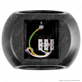 V-Tac VT-891 Applique Portalampada Rotondo da Muro Concrete Wall