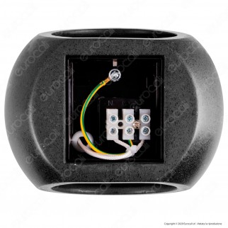 V-Tac VT-891 Applique Portalampada Rotondo da Muro Concrete Wall