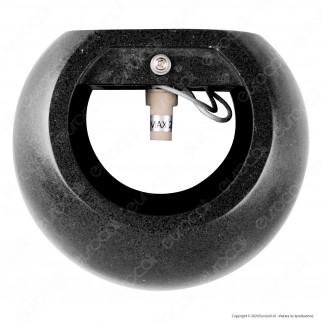 V-Tac VT-891 Applique Portalampada Rotondo da Muro Concrete Wall