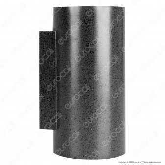 V-Tac VT-894 Applique Cilindro Portalampada Doppio da Muro Concrete