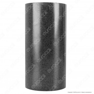 V-Tac VT-894 Applique Cilindro Portalampada Doppio da Muro Concrete