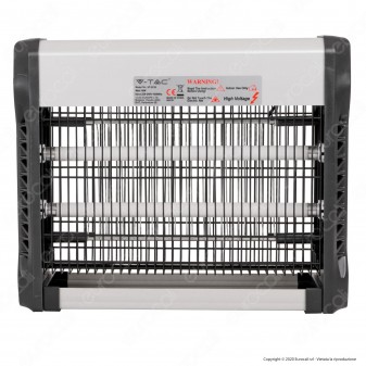 V-Tac VT-3216 Zanzariera Elettrica Insect Killer Lampada UV 16W Luce