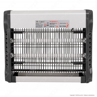 V-Tac VT-3216 Zanzariera Elettrica Insect Killer Lampada UV 16W Luce