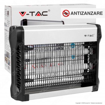 V-Tac VT-3220 Zanzariera Elettrica Insect Killer Lampada UV 20W Luce