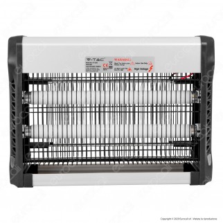 V-Tac VT-3220 Zanzariera Elettrica Insect Killer Lampada UV 20W Luce
