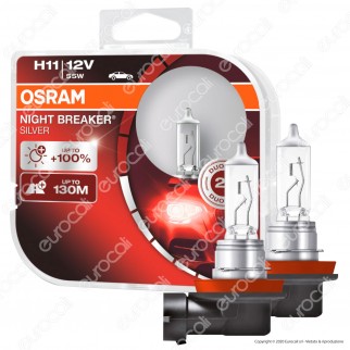 Osram Night Breaker Silver 55W - 2 Lampadine H11