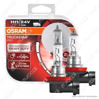 Osram Truckstar Pro per Camion 70W - 2 Lampadine H11