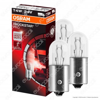 Osram Truckstar Pro per Camion 4W - 10 Lampadine T4W