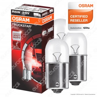 Osram Truckstar Pro per Camion 5W - 10 Lampadine R5W