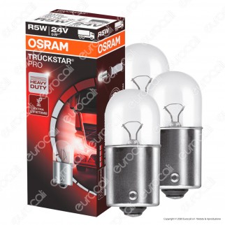 Osram Truckstar Pro per Camion 5W - 10 Lampadine R5W