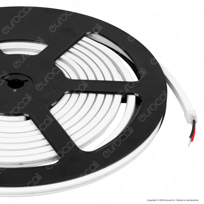 V-Tac VT-560 LED Neon Flex StripLight 8W/m 24V IP65 CRI≥90 Bianco -