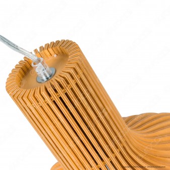 V-Tac VT-3450 Lampadario a Sospensione in Legno con Portalampada per