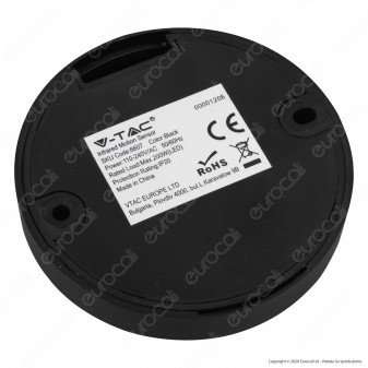 V-Tac VT-8091 Sensore di Movimento a Infrarossi PIR per Lampadine LED